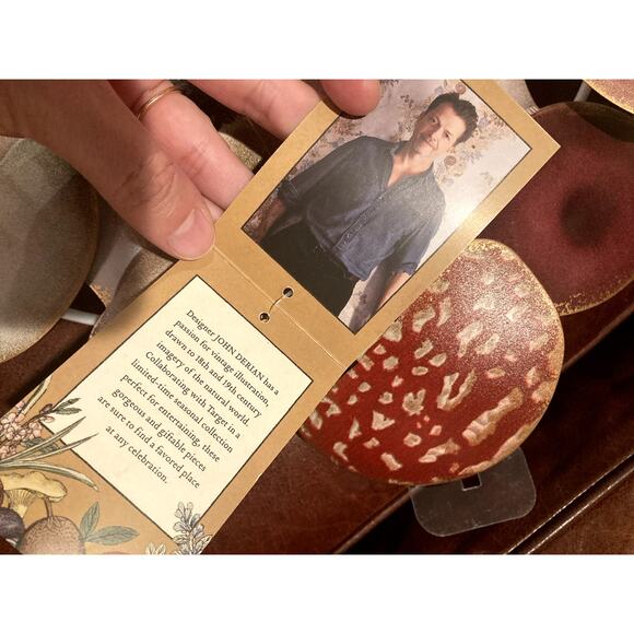 Mushroom Metal Wreath John Derian for Target ~ NWT - Picture 4 of 5